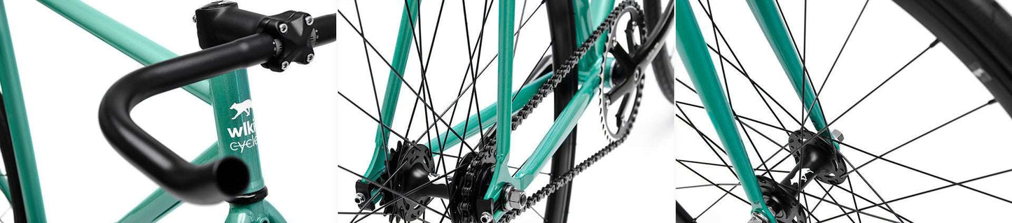 700C Hi-Ten Steel Frame (Mint green pearlized) - wlkie