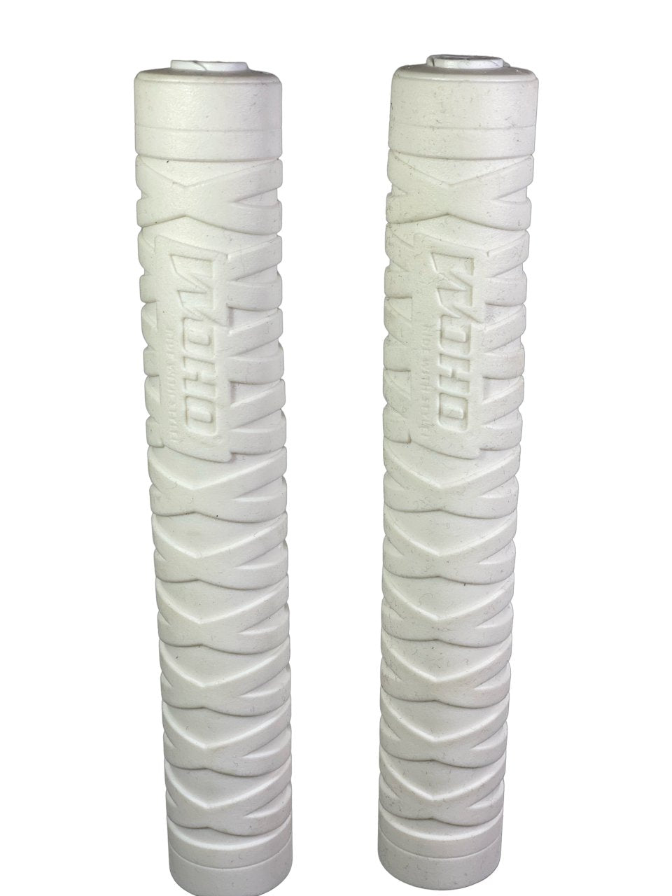 White Woho Ninja Long Grips 165mm - wlkie